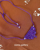 گردنبند میکرومکرومه بافی منجوق دار