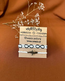 ست دستبند دستباف طرح بی نهایت