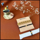 ست دستبند و انگشتر میکرومکرمه دستباف