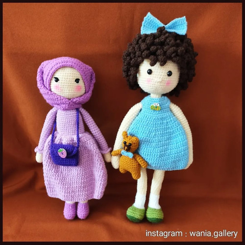 عروسک های دخترانه دستباف پریا و آیدا