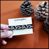 دستبند دستباف طرح ریشه های دوستی