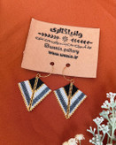 گوشواره های منجوق بافی دلیکا طرح کمان