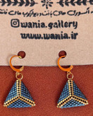 گوشواره های منجوق بافی شده طرح مثلث