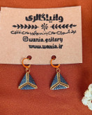 گوشواره های منجوق بافی شده طرح مثلث