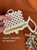 مینی بگ مرواریدی دستبافت