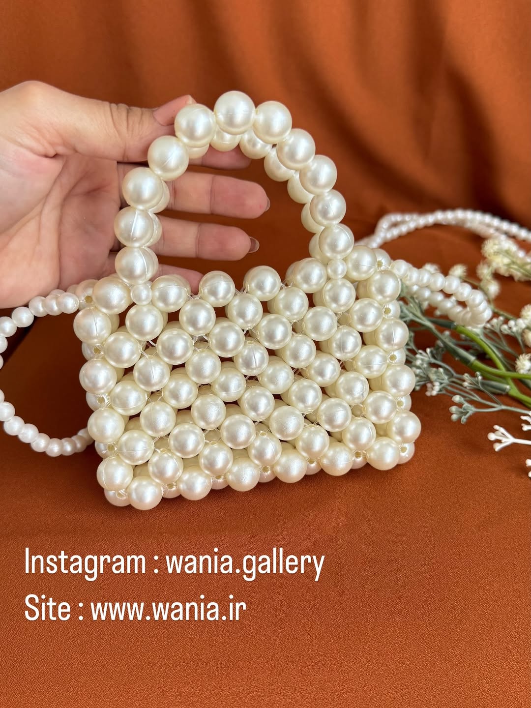 کیف مرواریدی دوشی