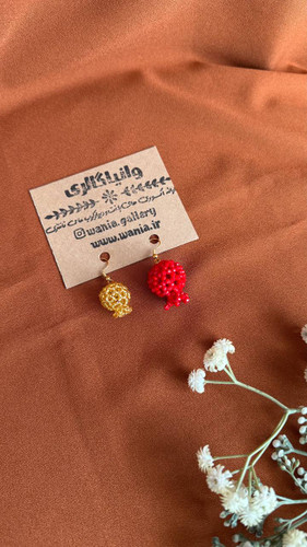 خرید اینترنتی گوشواره مدل انار